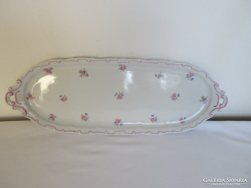 Old, shield-stamped, marked Zsolnay floral tray.. Negotiable!