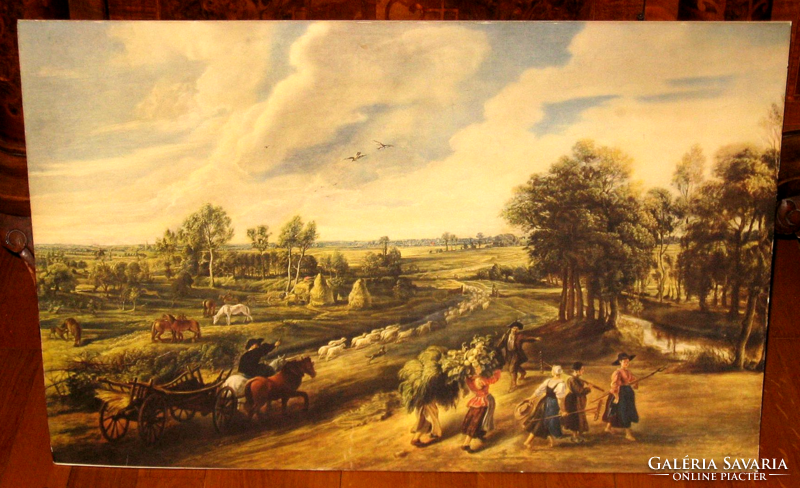GYÖNYÖRŰ RÉGI JAN BRUEGHEL / 1568-1625 / NYOMAT
