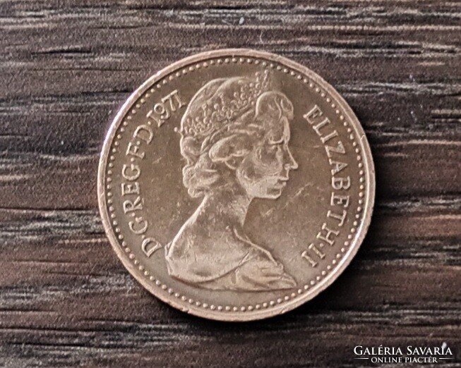 1/2 penny,Anglia 1971