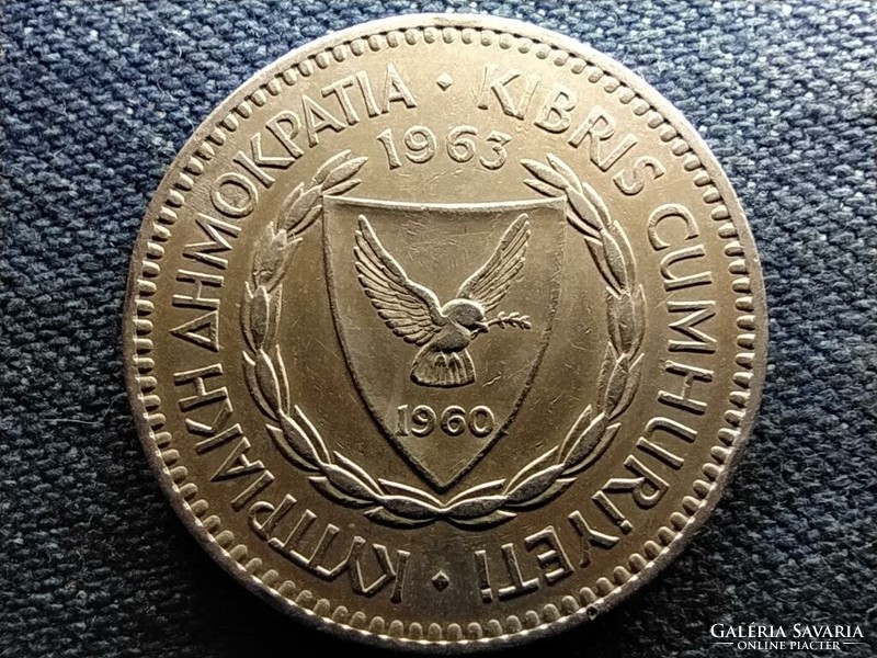 Cyprus 100 mil 1963 (id66915)