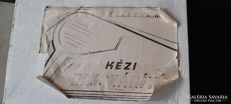 Retro Hungarian v.V.Ktsz. Hair dryer
