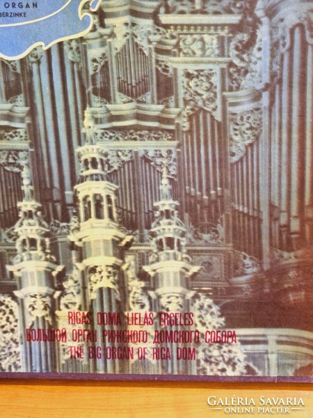 J.S. Bach orgonajáték bakelit gyüjtemény 2 lemezes