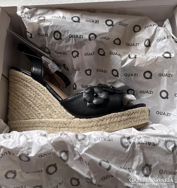 New, black, quasi women's sandals (36)