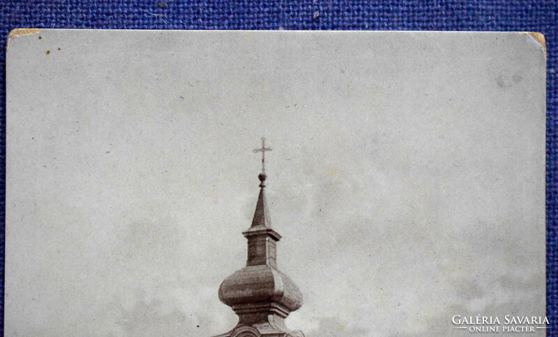 Ostoros - Róm kat templom  fotó képeslap 1920?