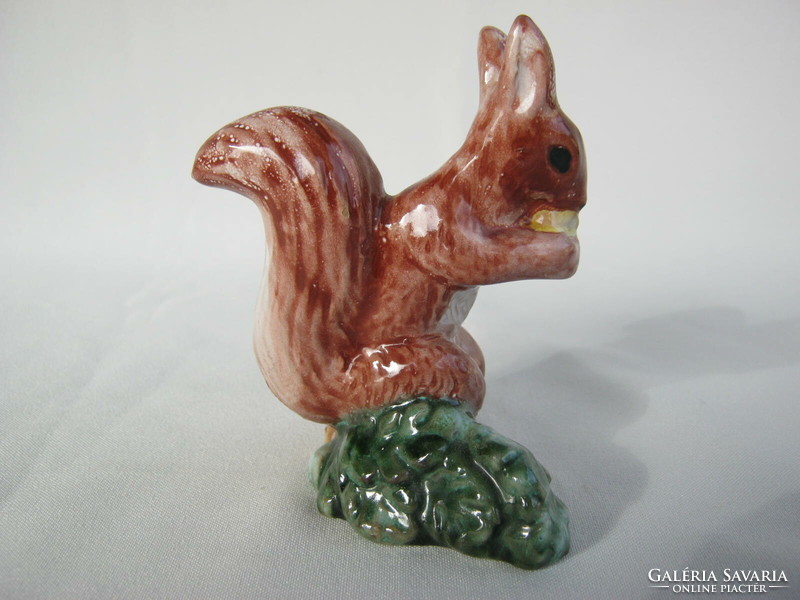 Industrial artist ceramic squirrel