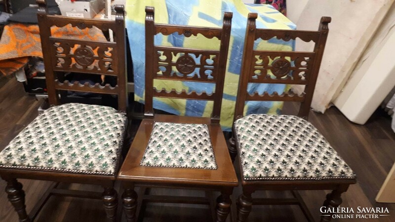 Antique carved chairs
