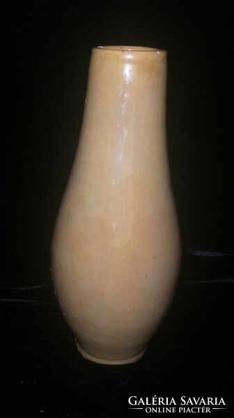 Retro barna kerámia váza 28 cm