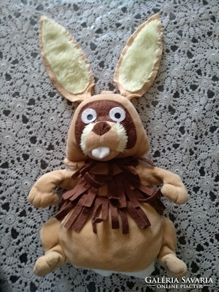 Cute bunny glove doll, lined, negotiable