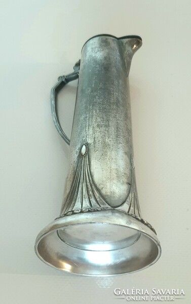 Wmf, art nouveau silver-plated pourer, jug, decanter