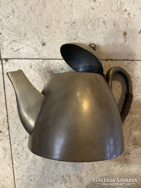 Antique metal pouring jug
