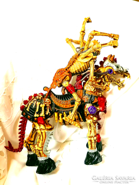Aracula skeleton warrior and horse - skeleton warriors, playmates toys 1994