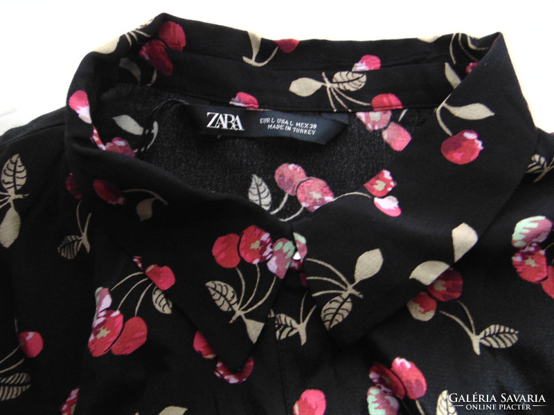Zara cseresznyés viszkóz női ing, blúz