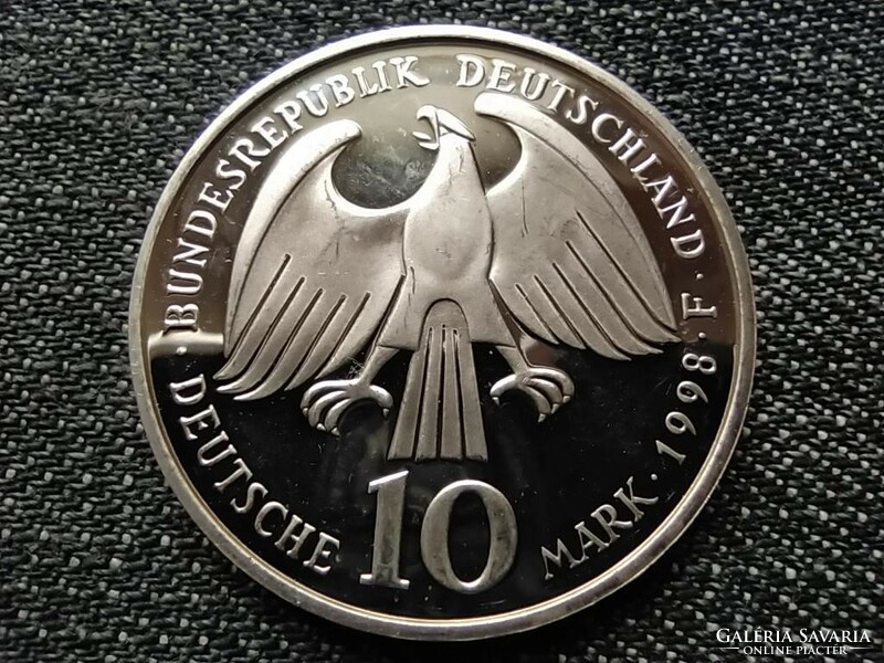 Németország Vesztfáliai béke .925 ezüst 10 Márka 1998 F PP (id23101)