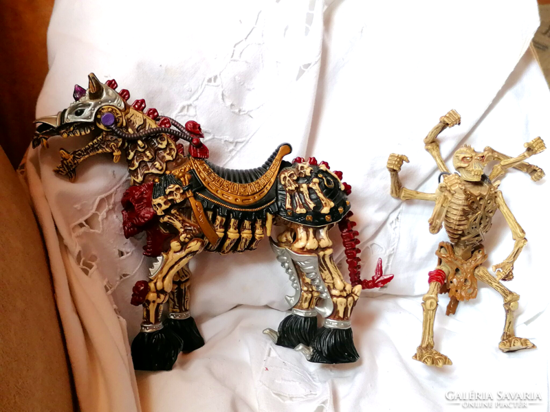 Aracula csontváz harcos és ló – Skeleton Warriors, Playmates Toys Játszótársak 1994