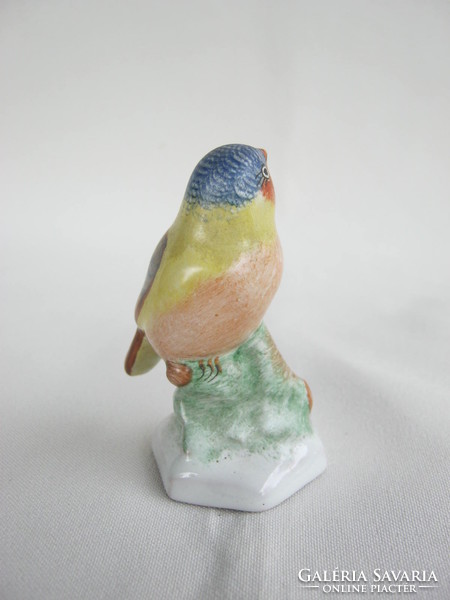 Bodrogkeresztúr ceramic colorful little singing bird