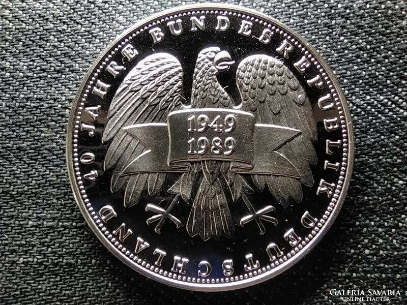 Germany's 40th anniversary of the Bundestag's constitution.925 Silver medal pp (id48798)
