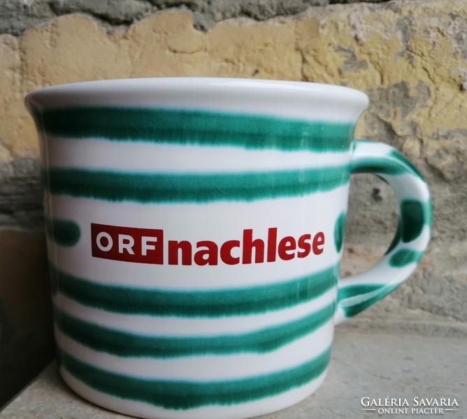Gmundner ceramic, Orf Nachlese advertising mug