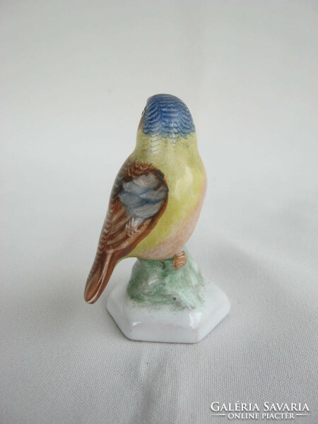 Bodrogkeresztúr ceramic colorful little singing bird