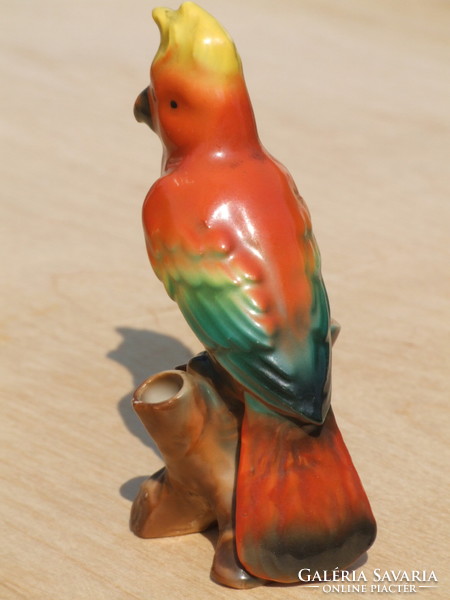 Porcelain parrot, poessneck around 1900 (281066)