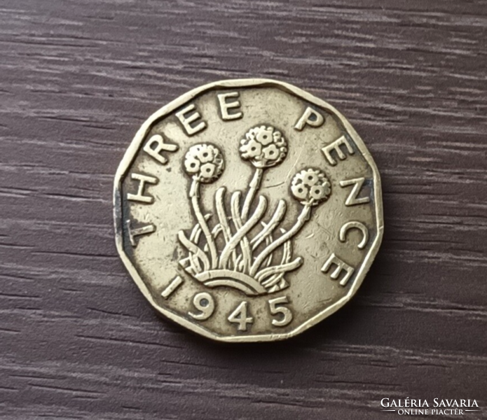 3 pence,Anglia 1945