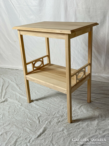 Új Szecessziós kis asztal (4db, tömör fa, gyártott)