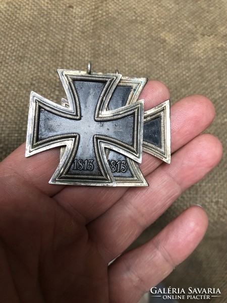 2 Vh German 2-part iron cross, worn pcs
