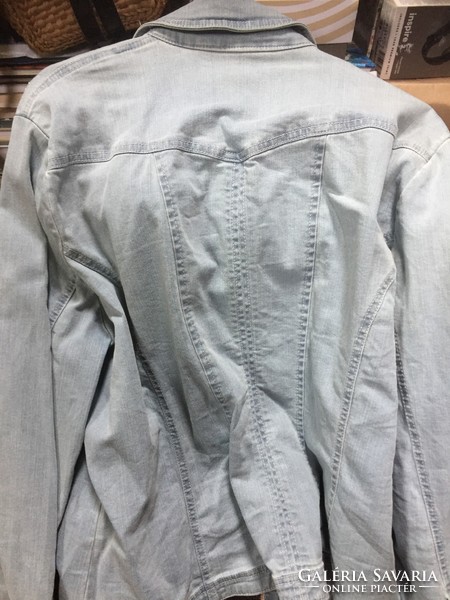 Női farmer dzseki 100 % pamut,  EU 50-es, XL méret