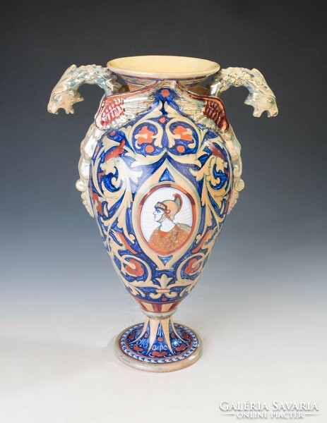 Renaissance style dragon vase - gualdo tadino