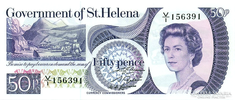 Szent Ilona sziget 50 penny 1979 UNC