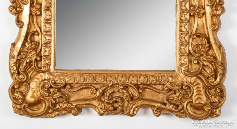 Gold-plated Baroque style mirror