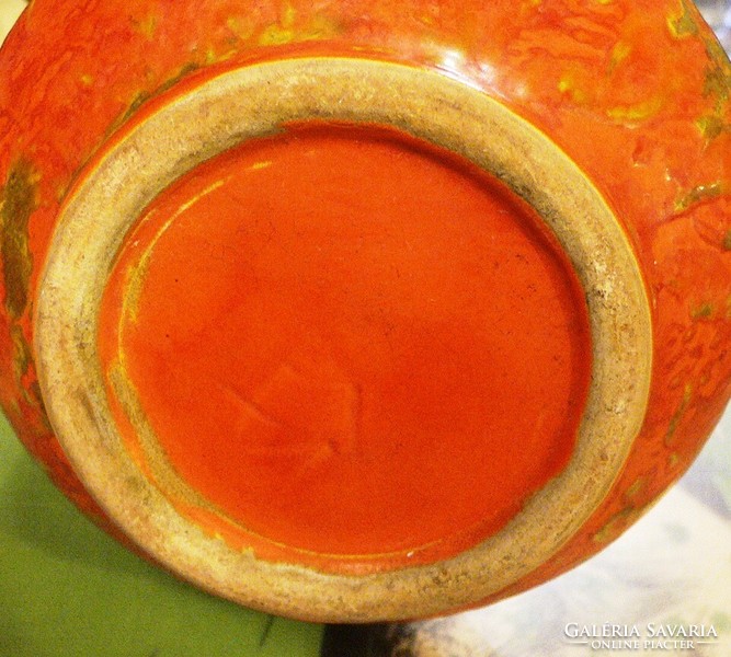 Retro ceramic vase marked