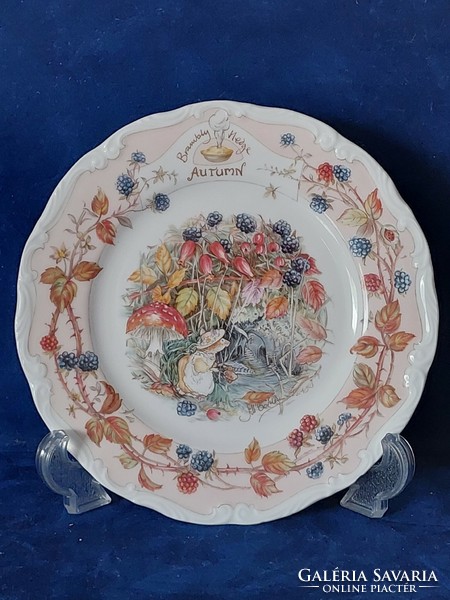 Collector's item!! Royal dulton - brambly hedge - autumn fairy tale character trio