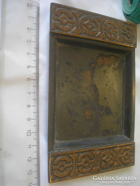 Antique artistic bronze jewelry storage rarity marked at the bottom for sale as a gift