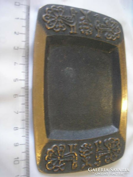 Antique artistic bronze jewelry storage rarity marked at the bottom for sale as a gift