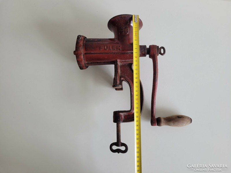 Old large size 10 lugs cast iron antique grinder meat grinder