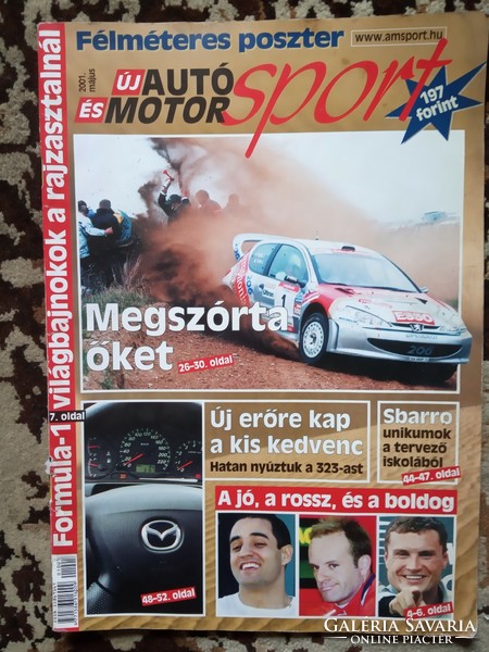 Új Autó és Motorsport 2001. / Május ! Jó állapotban !!!