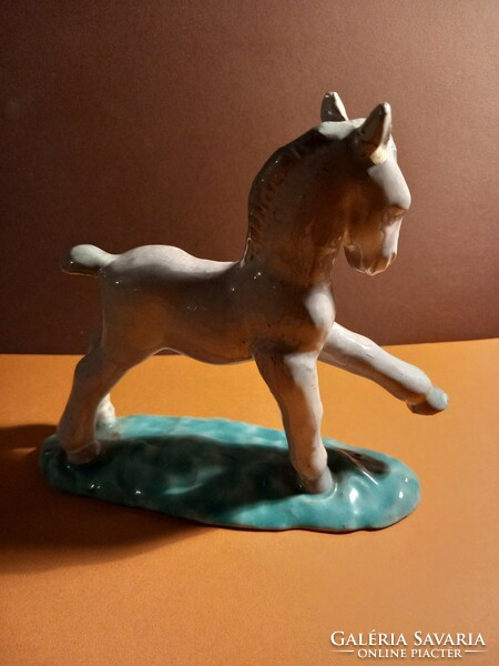 Rarity!!! Art deco Gyarmathy ceramic pony foal horse
