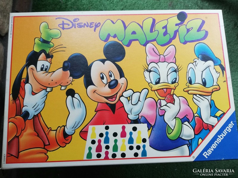 Disney retro 1995-ös társasjáték-donald kacsa -mickey egér stb...