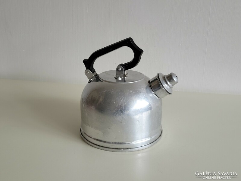 Old vinyl handle 1.2 liter aluminum jug teapot kettle