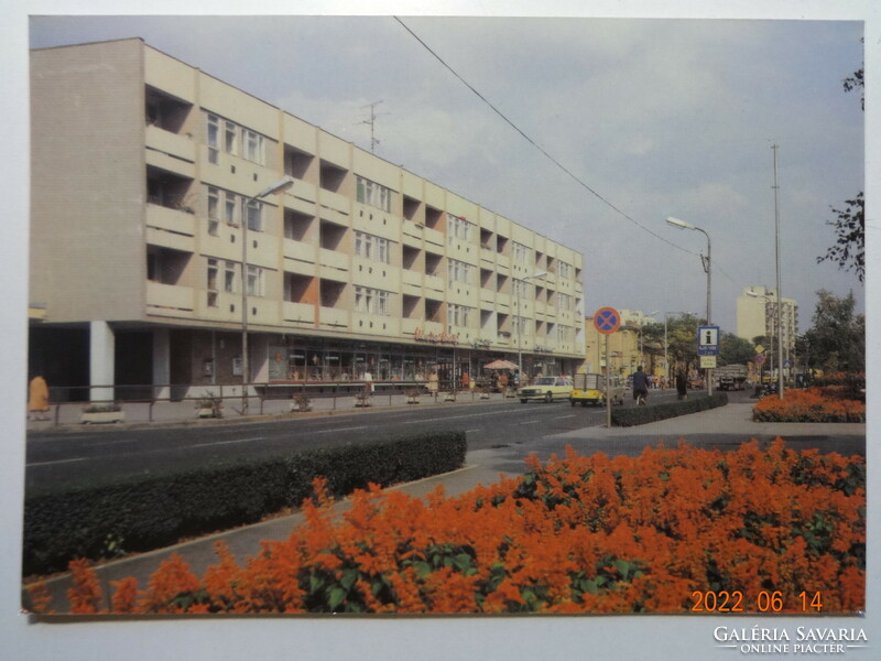 Old postcard: Hajdúszoboszló, Heroes' Square