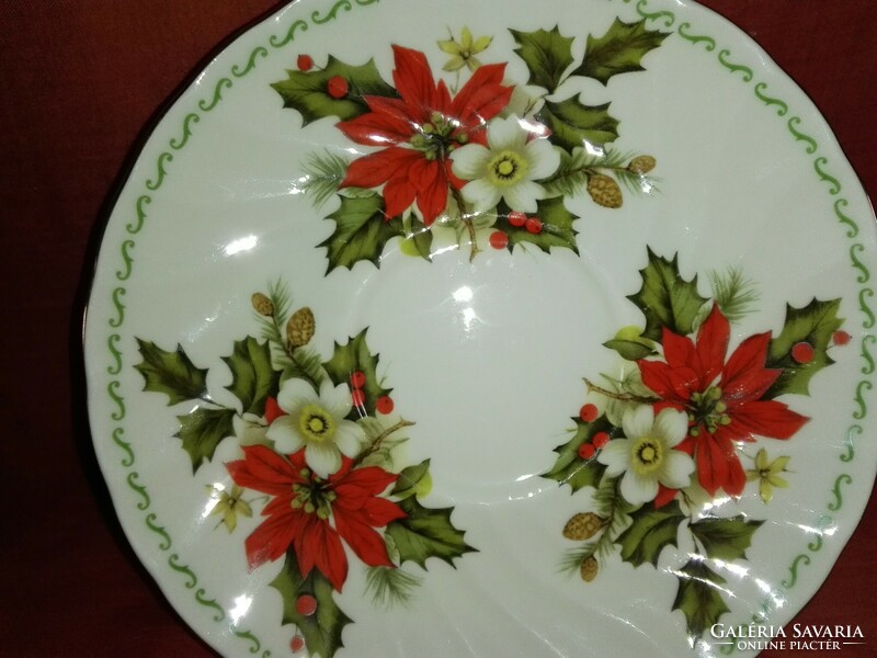 Christmas, English porcelain cookie plate.