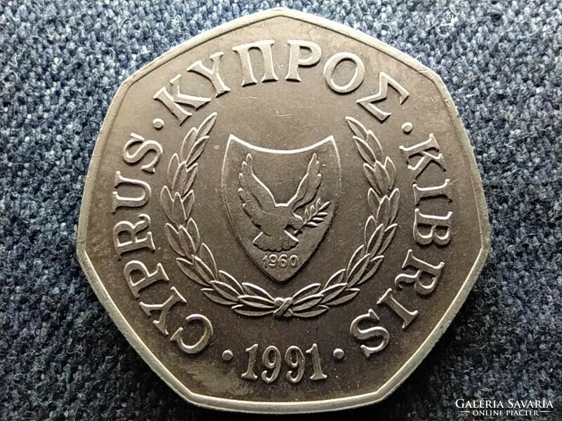Cyprus Hijacking Europe 50 cents 1991 (id64293)