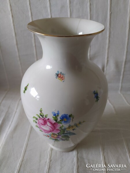 Herendi: large vase, floor vase, marked, 32 cm