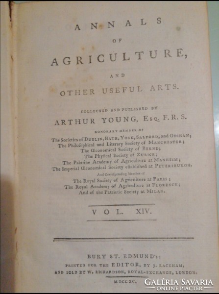 Annals of Agriculture and others useful arts