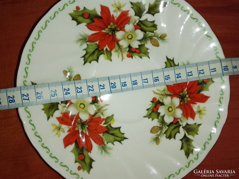 Christmas, English porcelain cookie plate.