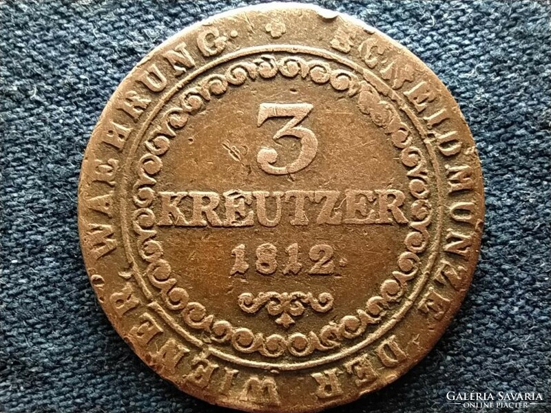 Ausztria II. Ferenc 3 Krajcár 1812 B (id49479)