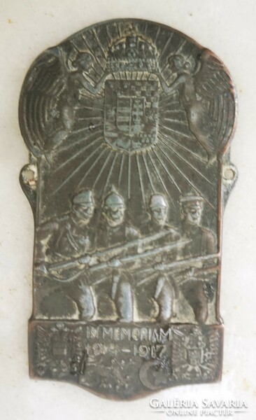 Antik első világháborús katonai felvarró, jelvény Orsz. Hadsegélyező Bizotttság jelvény Osztálya
