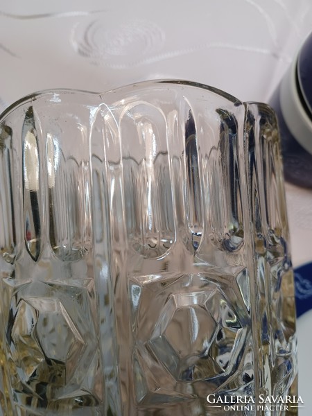 Nagyméretű kristály üveg váza