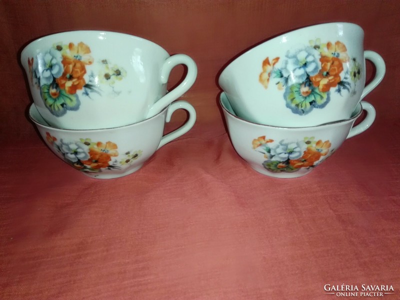 Old porcelain tea cups...Budapest marked.