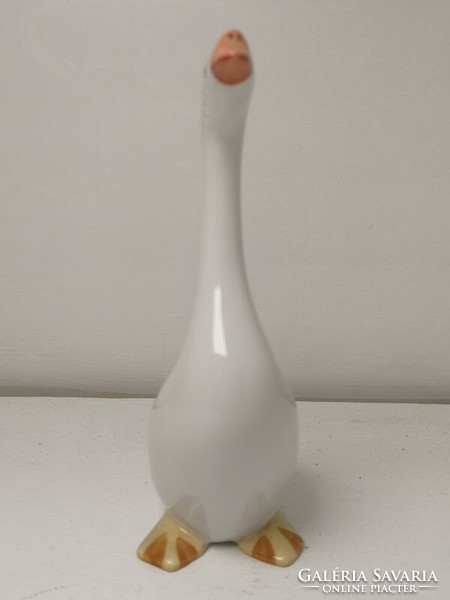 Hollóházi porcelán liba figura - 50135